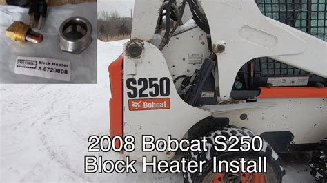 kubota skid steer block heater|bobcat block heater installation.